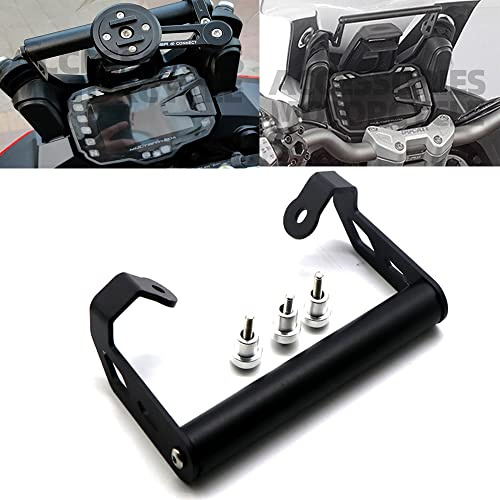 Soporte de teléfono de Barra Transversal de extensión de Motocicleta Placa de navegación GPS para Ducati MULTISTRADA 950 950S 1200S MTS 1200 1260 Enduro