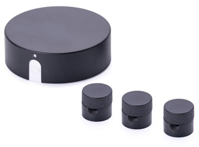 ORION LIGHTSTYLE - Caja de distribución (incluye 3 pines, pasador de techo, baldaquín, rosetón, tapa de derivación), color negro