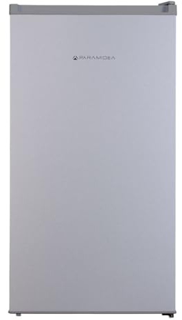 PYRAMIDEA Frigorifero Capacità Totale 100 Litri lordi, Porta reversibile, piedini regolabili Classe E Colore Silver FRG104S