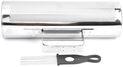 Yctze Instrument de Percussion Guiro Shaker Orff en Aluminium avec Grattoir 4x12 Pouces Type A