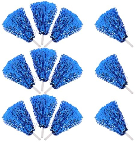 BESPORTBLE 20pièces Pompons Encouragement pour Équipes De Danse Pompons De Cheerleading Festifs Et Scintillants Accessoires pour Supporters Et Fêtes Sportives