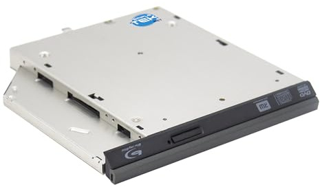 SIMPLETEK - Masterizzatore Blu-ray Interno SATA 12,7mm - Lettore BD/DVD/CD - Compatibile con HP EliteBook 8560w - Mascherina Inclusa e Sostituibile