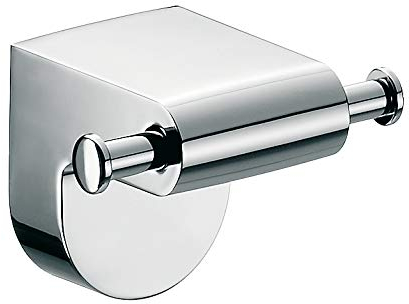 EMCO Mundo Handtuchhaken, Chrom, Doppel-Handtuchhalter, zur Wandmontage, Badhaken, Gäste-WC, Länge 50 mm-337500102, Metall, Sonstige, One Size