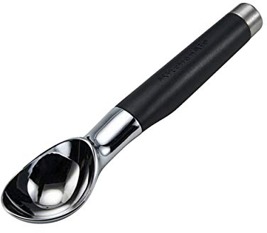 KitchenAid KO117OHOBA - Cuchara de helado gourmet, talla única, negro mate