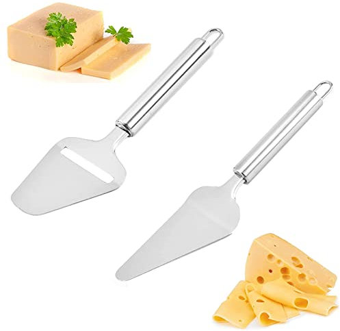 Pala Torta Taglia Formaggio 2 Pezzi Paletta Torta Acciaio Inossidabile Server Spatola Torta Pala Torta Acciaio Taglia Formaggio Acciaio Inossidabile per Dolci al Burro al Formaggio Forniture Cucina