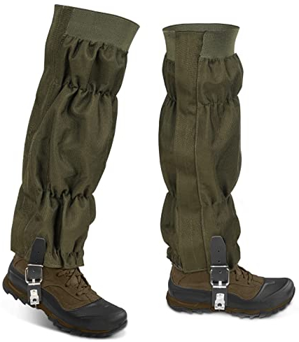 Leomix Schlangengamaschen Schlangenchaps, Wasserdichter Schlangenschutz Schlangenbissschutz Für Unterschenkel, Schlangensichere Gamaschen Für Jagd, Wandern Und Landwirtschaftliche Arbeiten,1Pair