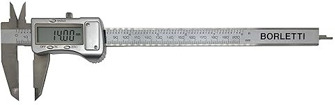 Calibro digitale di precisione in acciaio BORLETTI CDEP20 200 mm