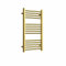Go Bathrooms Nola Bathroom Towel Rail Heated Bathroom Radiator Wall Mounted Ladder Rail Gold - 770mm x 500mm