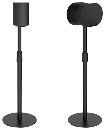 PEGZONE Pieds d'enceinte pour Sonos Era 100/300, 2 pièces, Noir