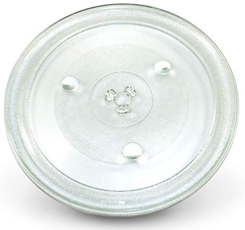 HQRP 12-3/8 inch Glass Turntable Tray Compatible with Hamilton Beach EM031M2ZC-X1 EM031M2ZC-X2 EM031M2ZC-X3 EM031M2ZC-X4 P100N30AP-S3B Microwave Oven Cooking Plate 315mm