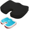 Taylor & Brown Orthopedic Gel Seating Cushion — Ergonomic Memory Foam Coccyx Cushion for Lower Back, Tailbone and Sciatica Relief - Portable Seat Pad for Office, Home, Car, Wheelchair