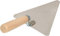 KOTARBAU® Edelstahl Dreieckskelle 180 mm x 148 mm Maurerkelle mit Holzgriff Stukkateurkelle Putzkelle Stukkateurspachtel unabdingbar für Mauererarbeiten