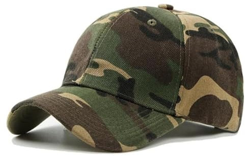 Gorra de Béisbol Camuflaje,Gorras de Camuflaje Militar del Ejército Gorra de Béisbol Camuflaje de Caza con Sombrero del Ejército al Aire Libre Sombrero de Camuflaje Ajustable para Caza Pesca Camping