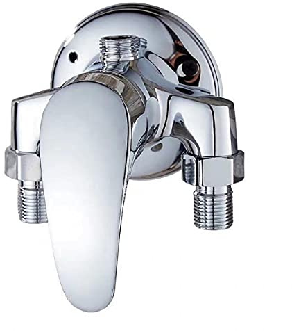 Rubinetto miscelatore per lavabo,Rubinetto miscela Miscelatore for doccia a parete in ottone, rubinetto for bagno monocomando for acqua calda e fredda, cromato