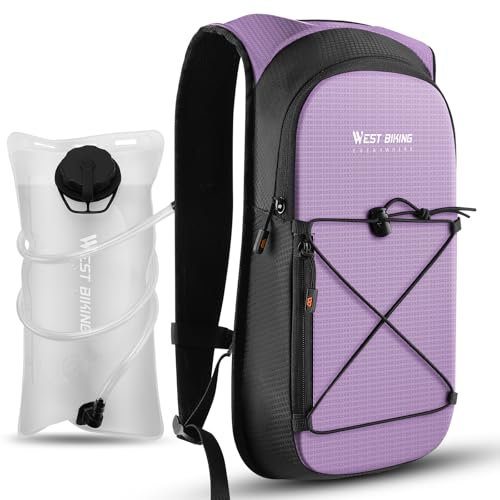 CHIMONA Trinkrucksack, Laufrucksack Herren Damen, Rucksack mit Trinkblase 2L, Leicht Trinkweste Laufweste, Fahrradrucksack Wasserrucksack für Laufen, Wandern, Hydration Backpack