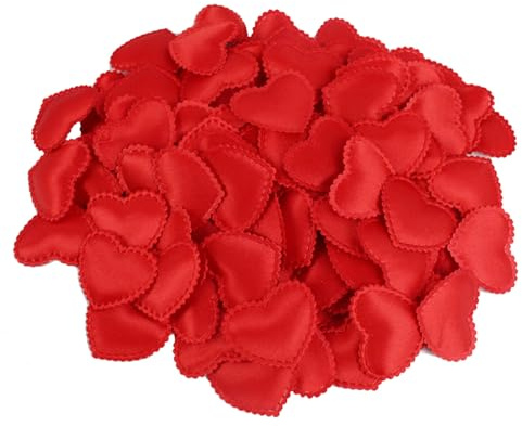 Alipis 300 Piezas De Adornos De Pétalos De Corazón Simulados Para San Valentín Decoración Romántica De Mesa Con Forma De Corazón Suministros De Decoración Para Fiestas De San Valentín