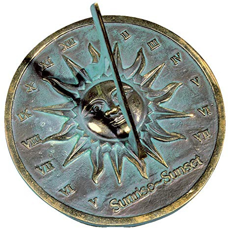 Rome Rm2370 Laiton Lever de Soleil/Coucher de Soleil Cadran Solaire