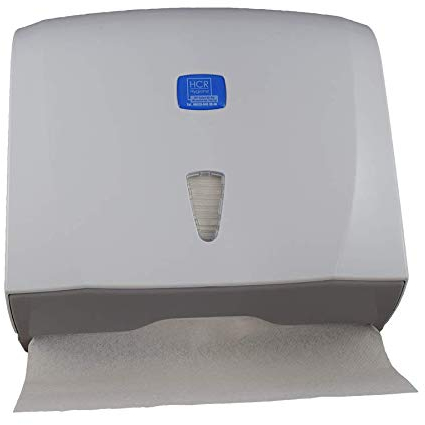 Handtuchspender, Papierhandtuchspender, Papierspender weiß für ca 400 Blatt