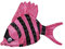 WIDMANN - Adults Pink Tropical Fish hat. Perfect for world book day, halloween, carnival or birthday party.