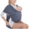 Tragetuch Baby elastisch für Neugeborene und Kleinkinder, Babytragetuch Kindertragetuch Baby Bauchtrage Sling Tragetuch für Baby Neugeborene Innerhalb 16 KG von VOARGE (Dunkelgrau) - Amazon Vine