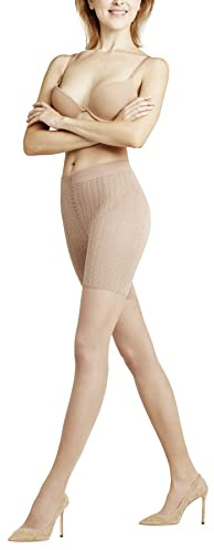 FALKE Damen Strumpfhose Cellulite Control 20 DEN W Ti transparent gegen Cellulite 1 Stück, Hautfarben Powder 4069, M
