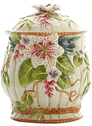 QINGGANGLING999 Sucriers Céramique de 2500 ML Vintage Sugar Sugar Boîte à Tambour en Forme de Bol de Sucre Couvert Couvert avec Couvercle for la Maison
