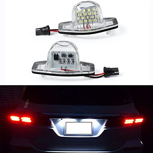 Recambo LED-registreringsskyltbelysning med E-godkännande | Plug & Play | CanBus felfri | SMD registreringsskyltbelysning kompatibel med Honda CR-V | Typ RE/RM | BJ 2006 2018