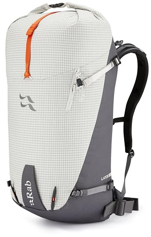 Rab Latok 28 Backpack - Ultralight Comfortable Day Pack for Alpine Climbing & Mountaineering - Pewter - Medium
