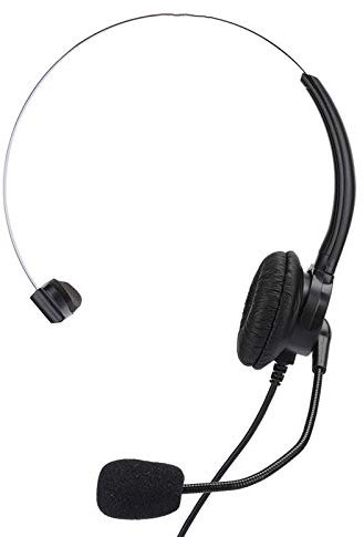 Phefop telefonheadset, telefonhörlurar, enkelöra, sladdade hörlurar, fast headset med mikrofon, mobilförsäljning, försäkring, sjukhus, telekommunikationsföretag etc.,