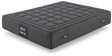 Moonia Materasso Black Spring Royal | Ibrido: viscoelastico e nucleo a molle insacchettate | Spessore +/- 30 cm | Multizone differenziate | Indipendenza dei letti | 90 x 190 cm