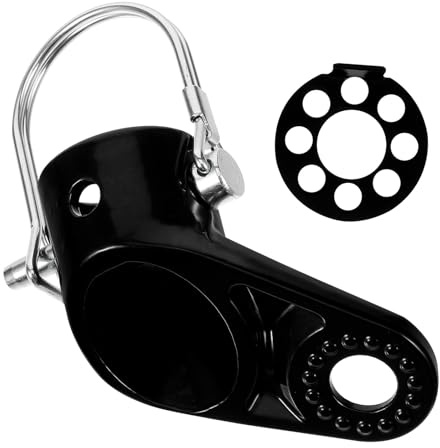 BIUDECO Enganche para Remolque de Bicicleta de Acero Resistente Cabezal de Tracción Compatible Mayoría de Bicicletas Conector Seguro para Remolques Infantiles y Transporte de Mascotas