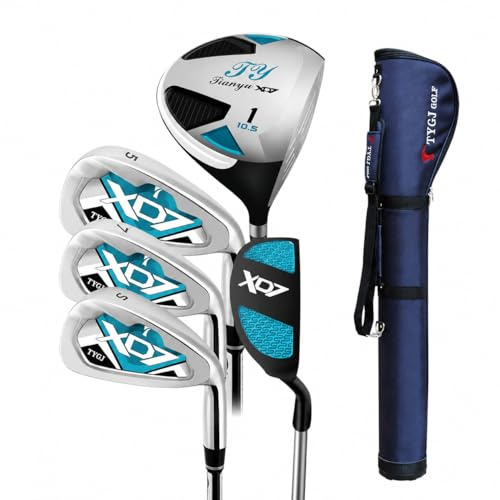 Ronyme Club de Golf pour Homme Fer Bois Driver Putter Fabriqué avec Alliage d'Aluminium Carbone et Caoutchouc Conçu pour Entraînement Golf Loisirs Compétition