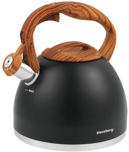 Flöjtskål vattenbehållare med pipa induktion rostfritt stål tre lager golv KLAUSBERG KB-7450