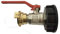 Adapter S60 IBC Kappe Deckel mit Messing Kugelhahn auf GEKA Anschluss