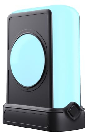 YOWU Kristall-Kopfhörerständer – 3-in-1 Multiport-Dockingstation mit 10 magischen Lichtmodi – das ultimative Gaming-Zubehör – RGB-Kopfhörerhalter für den Schreibtisch (Black)