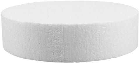 Kisangel Wedding Fake Cake Model Practicing Foam Cake Base Craft Foam Block for DIY Handmade Accessory Reusable Model Making Supply for Bakery Base