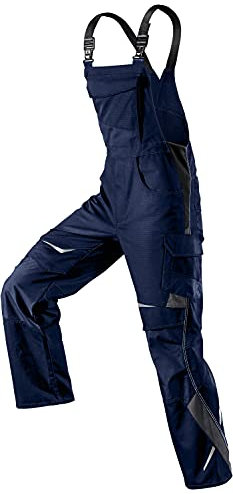 KÜBLER Workwear | PULSSCHLAG Arbeitslatzhose | dunkelblau/anthrazit | Größe 56