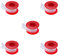 varivendo Rollenpflaster Figo Fixierpflaster transparent 2,5cm x 5m + 1 Notizblock von Westerwald-Shop (5 Rollen)