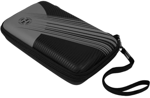 Harrows Darttasche Blaze Pro 6 | Dart Case Dartshalter I Darts Case fasst 6 Darts | für 6 Dartpfeile komplett montiert und Dartzubehör (Feuergrau)