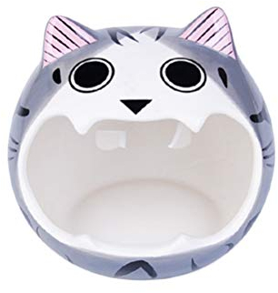 VILLCASE Haustier-Keramiknest für Hamster, Versteck für Sommer, kühlendes Schlafnest für Rennmäuse, Mäuse, Chinchillas (grau)