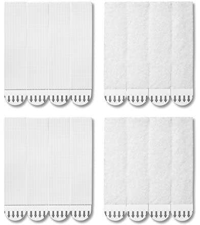 JELLYSUB 28-Pairs(56 Strips) Large Picture Hanging Strips Heavy Duty, Hook and Loop Tape Damage Free, Water-Resistant Adhesive Strip for Frame Hanging and Christmas Decorations