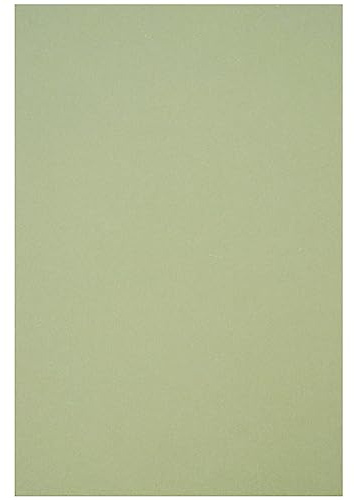 Netuno 50x Light Green Cardboard A4 210x297mm 8.3x11.7in 250gsm Crush Kiwi Natural Paper Elegant Printable Cardboard Coloured Recycled Paper for Invitations Business Cards brochures Book Covers menus