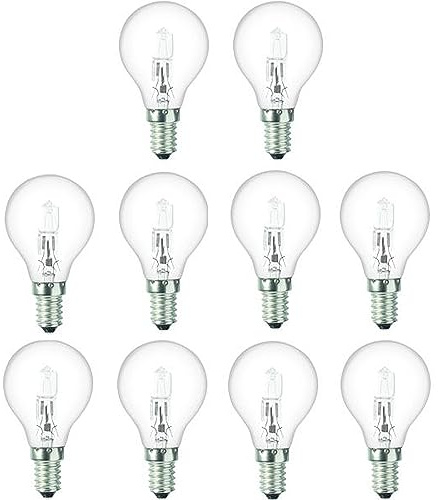 Swan Low Energy Halogen golfboll 18 W E14 klar – liten Edisonskruv (SES) – 10-pack