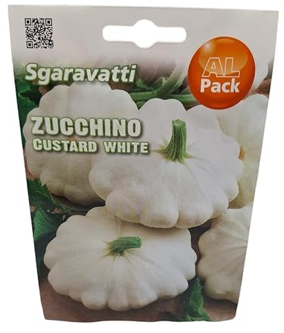 SEMI PROFESSIONALI ZUCCA STELLA ZUCCHINO CUSTARD WHITE SEEDS SEMILLAS GRAINES S