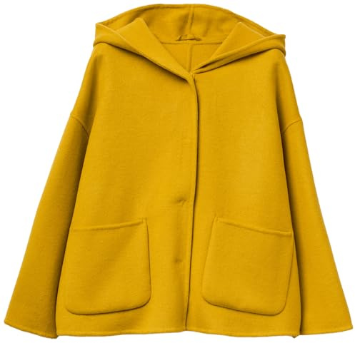 United Colors of Benetton Cappotto 28F7DN08M, Verde, XS Donna
