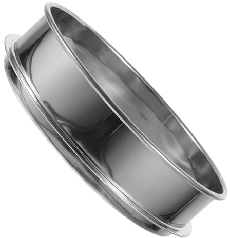 Kichvoe 1 Pz Setaccio Acciaio Inossidabile per Estratti Design Impilabile Rete Fine per Sifonare Spezie e Facile da Riporre e Resistente all Usura