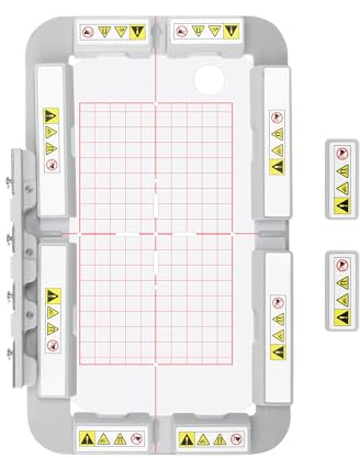 Sew Tech Aro de bordado magnético de 5 x 7 pulgadas para máquina de bordar Poolin EOC05, 100 x 170 mm