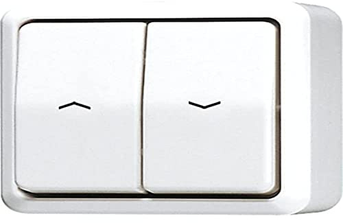 Jung 609VAWW Jalousie-Wippschalter Schalterm, 1-polig