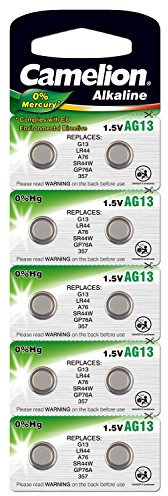 Lot 10 Piles bouton Batterie Alcaline battery 1.5v AG13 LR44 G13-A D303 L1154 L1154F