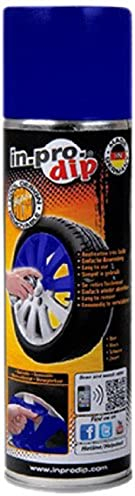 in.pro 00M-30009 Dip Sprühfolie Felgenfolie, 300 ml, Blau
